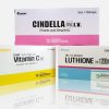 Cindella (5ml x 10 ống) Vitamin C (20ml x 10 lọ) Glutathione (600/1200mg x 10 lọ)